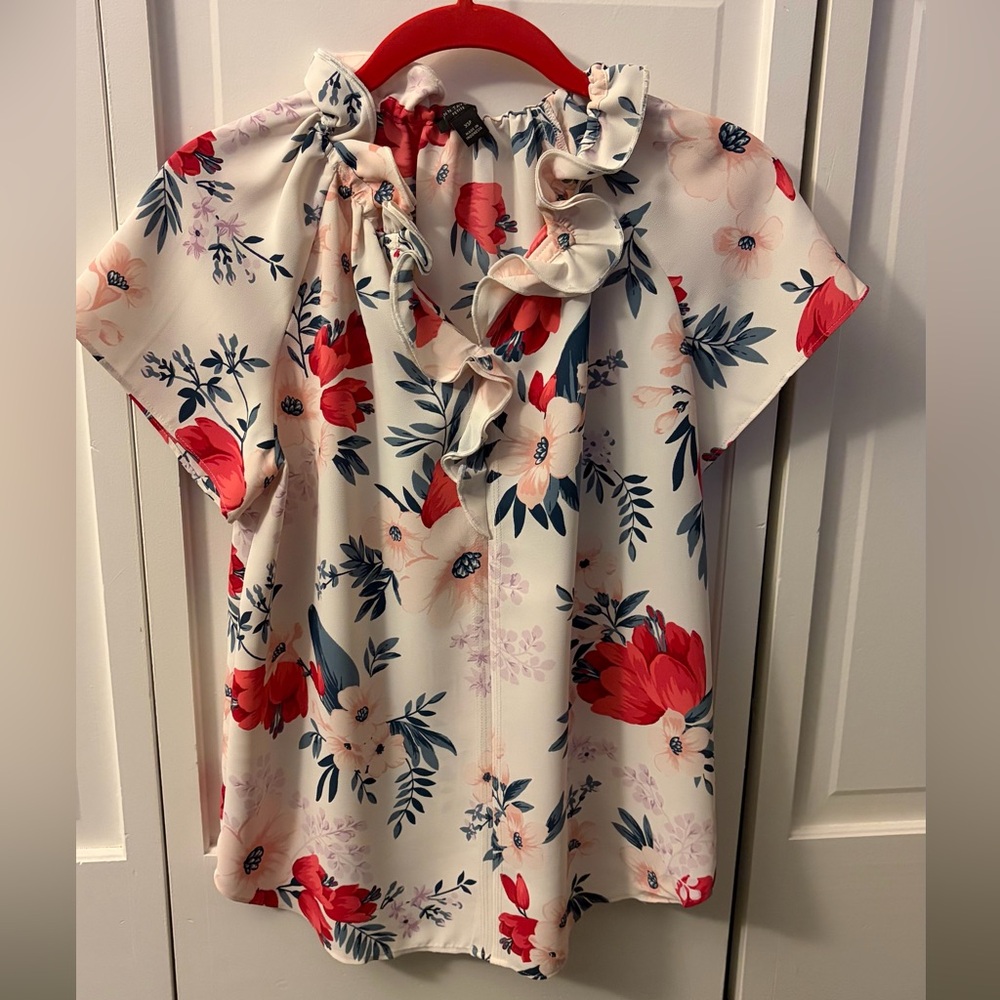 Ann Taylor Floral Blouse